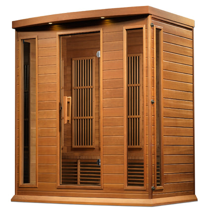 Maxxus 4-Person Low EMF (Between 5-10MG) FAR Infrared Sauna (Canadian Hemlock)