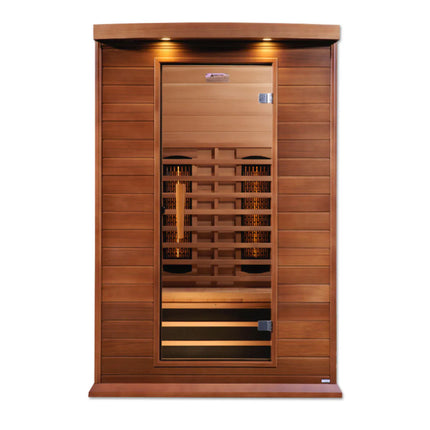 Maxxus 2-Person Full Spectrum Near Zero EMF (Under 3MG) FAR Infrared Sauna (Canadian Red Cedar)