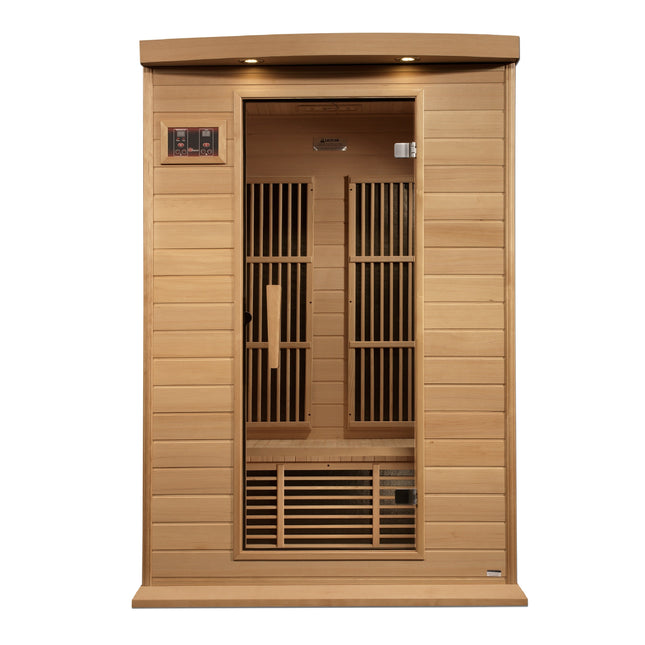 Maxxus 2-Person Low EMF (Between 5-10MG) FAR Infrared Sauna (Canadian Hemlock)
