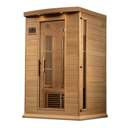 Maxxus 2-Person Near Zero EMF (Under 3MG) FAR Infrared Sauna (Canadian Hemlock)