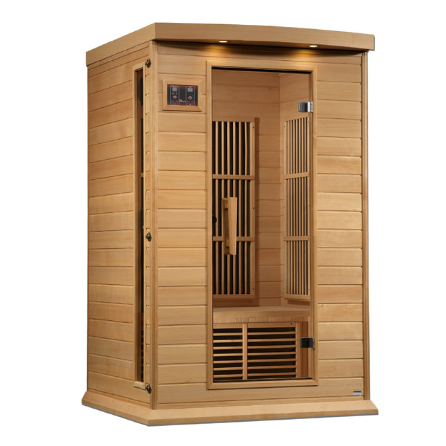 Maxxus 2-Person Near Zero EMF (Under 3MG) FAR Infrared Sauna (Canadian Hemlock)