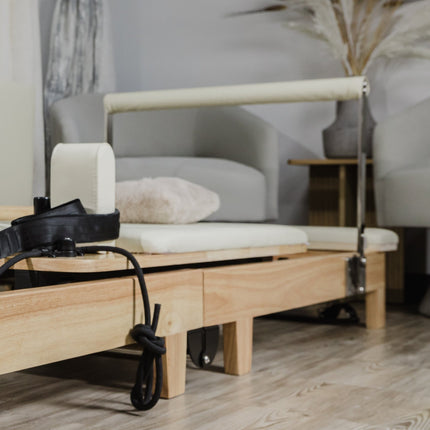 Nour 2.0 Foldable Home Pilates Reformer | Professional Wooden Pilates Machine