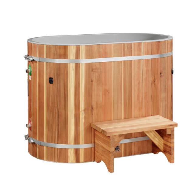 Dynamic Cold Therapy DCT Oval Barrel Tub (50-P) Pacific Cedar - 3/4 IN-OUT without Motor