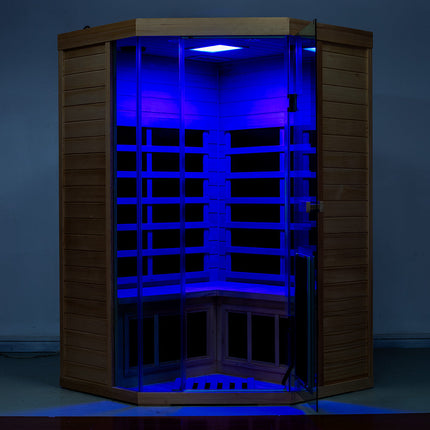 SR07 2 Person Far Infrared Sauna Red Cedar