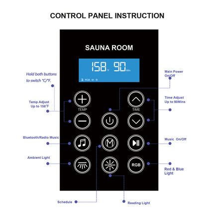 SH01 1 Person Far Infrared Sauna