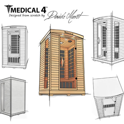 2 Person Home Full Spectrum Infrared Sauna | Medical 4™