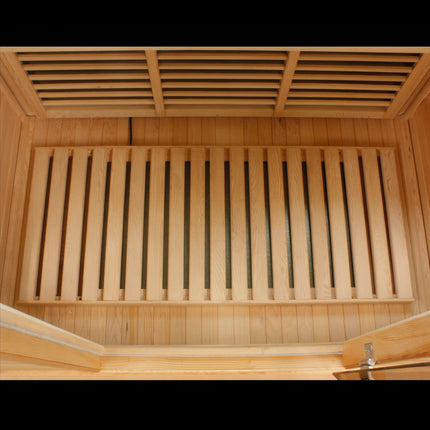 Maxxus 3-Person Corner Low EMF FAR Infrared Sauna – floor heating panel