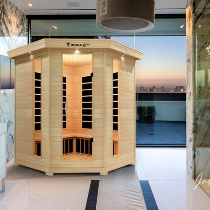 6 Person Indoor Infrared Full Spectrum Sauna | Medical 6 Plus™