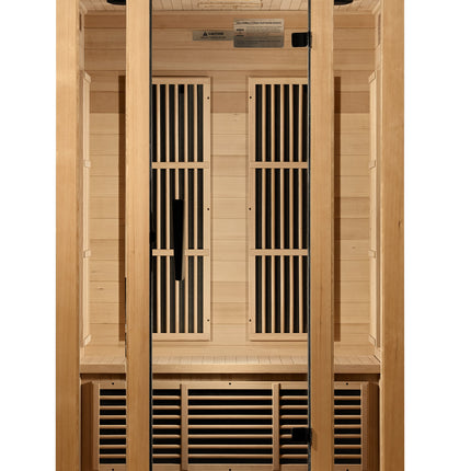 Maxxus Seattle 2-Person Low EMF (Between 5-10MG) FAR Infrared Sauna (Canadian Hemlock)