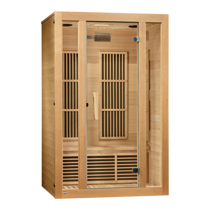Maxxus 2-Person Low EMF (Between 5-10MG) FAR Infrared Sauna (Canadian Hemlock)