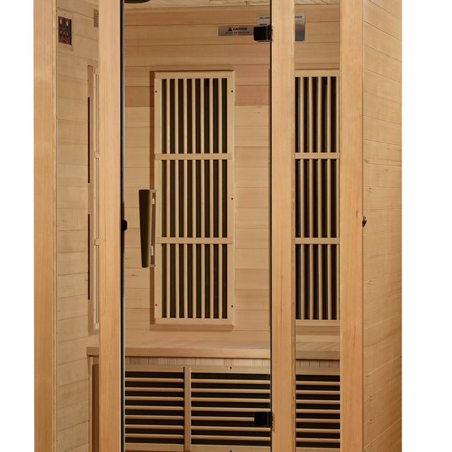 Maxxus 2-Person Low EMF (Between 5-10MG) FAR Infrared Sauna (Canadian Hemlock)