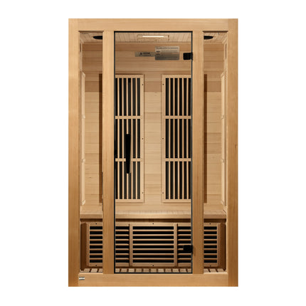 Maxxus Seattle 2-Person Low EMF FAR Infrared Sauna – front view