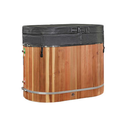 Dynamic Cold Therapy DCT Oval Barrel Tub (50-P) Pacific Cedar - 3/4 IN-OUT without Motor